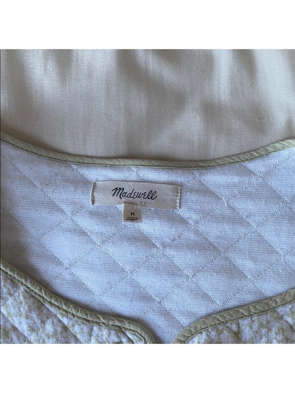 Madewell Quilted Jacquard Jacket in Daisy Blooms - Picture 3 of 5